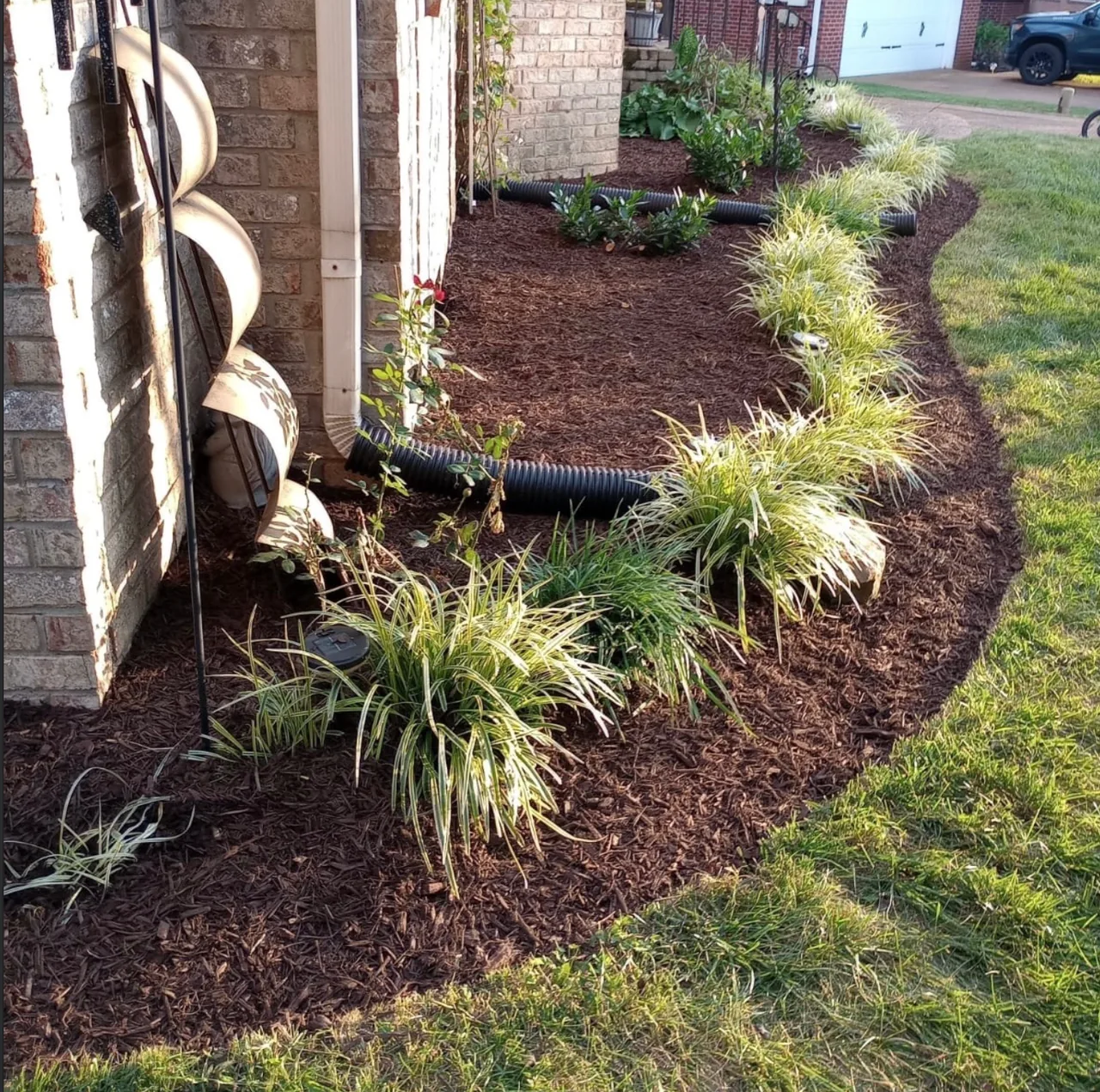 MRX Landscaping team at work on a landscaping project