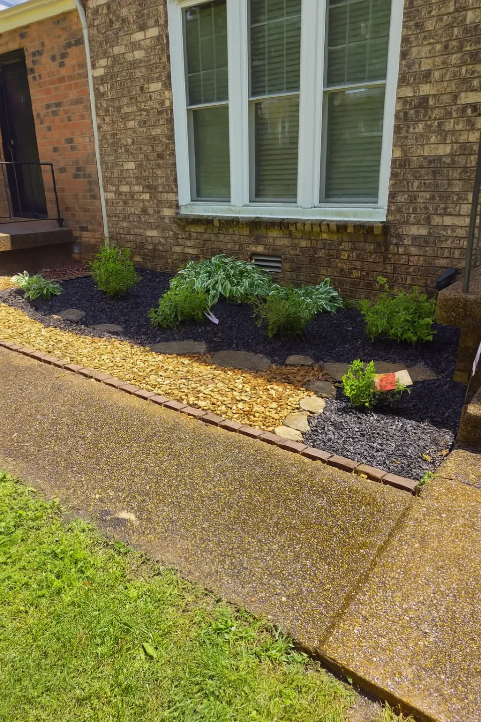 After front yard redesign in Brentwood, TN, MRX Landscaping